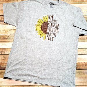 Be Someone's Sunshine When Their Clouds Are Grey // Sunflower Shirt Ready to Go